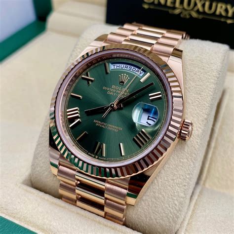 everose gold rolex womens|Rolex day date 40 228235.